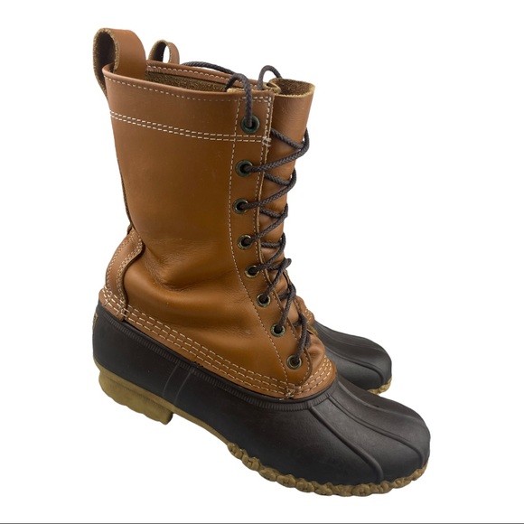 L.L. Bean Shoes - L.L Bean Men's Bean Boots, 8" Tumbled Leather Size W 7 M